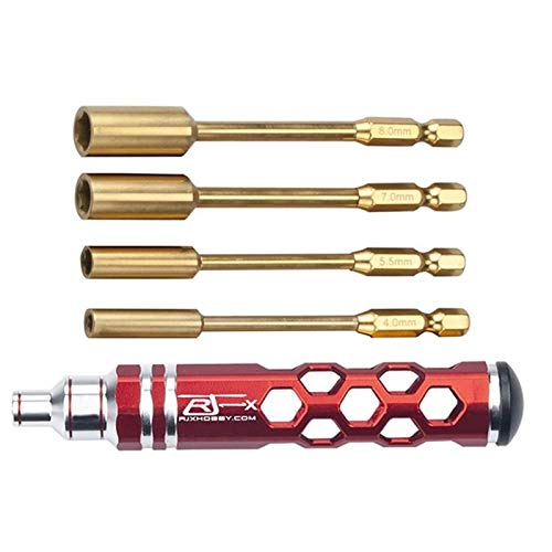 4.0/5,5/7,0/8.0mm 4 In1 6,35mm Sechskantschraubenmutter Treiber Reparaturwerkzeug Für RC-Modelle Autoboot FPV-Flugzeug…