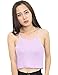 Aphratti Women's Sleeveless Strap Style Crochet Crop Top Shirt