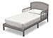 Delta Children Abby Toddler Bed, Greenguard Gold Certified, Grey