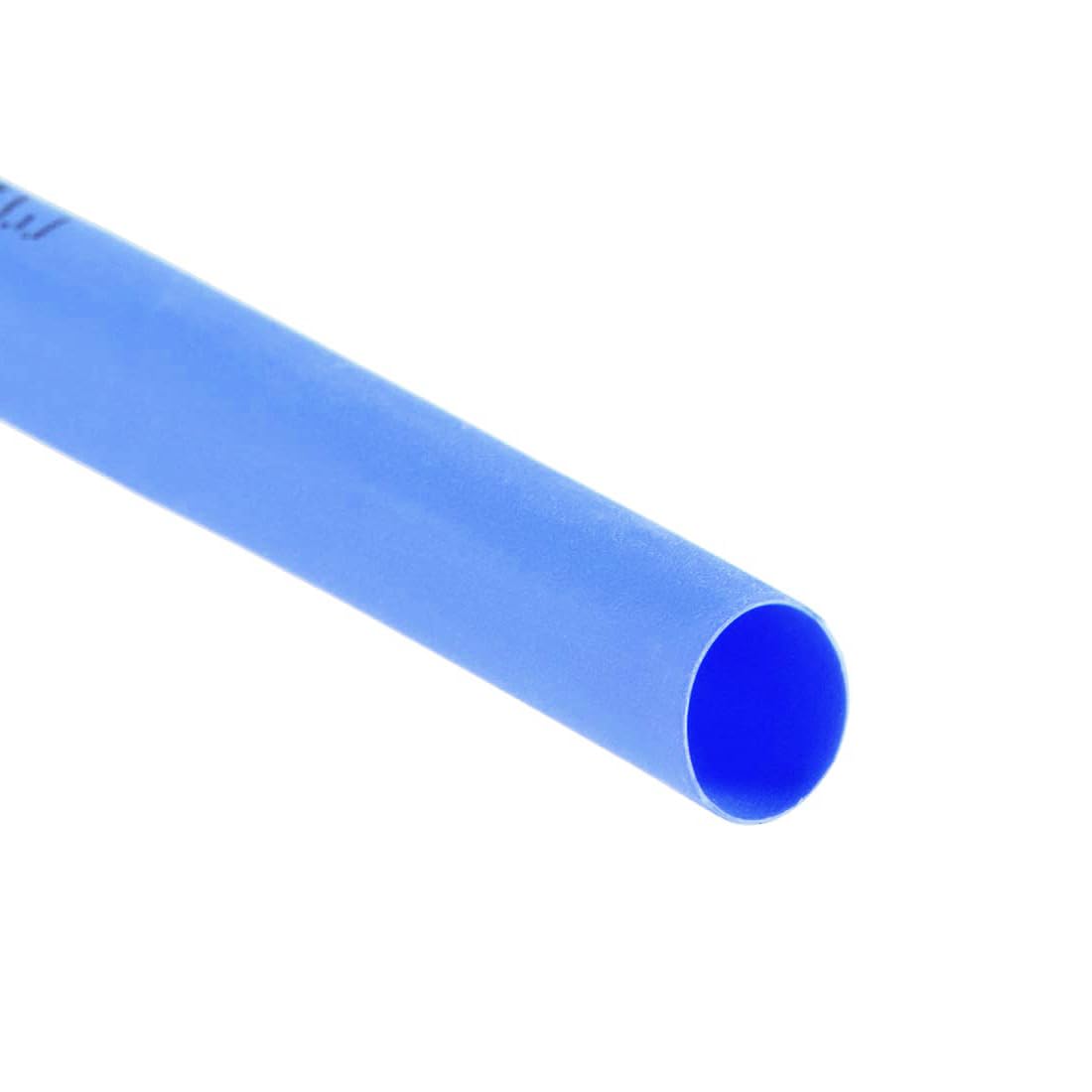 Unifizz Heat Shrink Tubing 6mm Dia 10mm Flat Width 2:1 Ratio Shrinkable Tube Cable Sleeve 3m - Blue