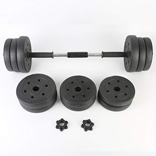 BESPORTBLE-1-Pair-of-20KG-Dumbbell-Fixed-Dumbbell-Professional-Dumbbell-Mens-Fitness-Dumbbell-Rubberized-Dumbbell-for-Sport-GYM-Men-Lady-Electroplating-iron-Black
