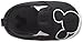 Disney Baby Boys Infant Shoes, Black Mickey Mouse Twin Gore Slip/Ons, 9-12 Months