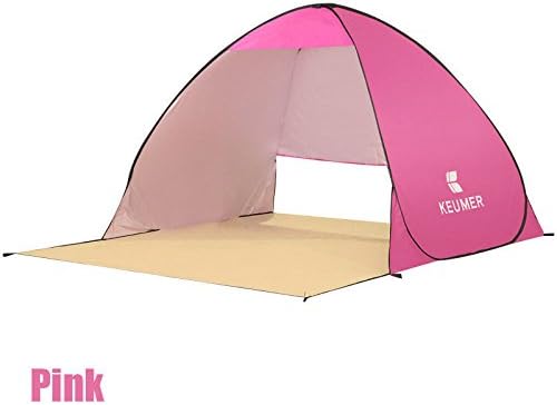 Automatic Pop Up Beach Outdoor Quick Open Anti-UV Sunshade Shelter Canopy Tent (Pink)