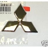 Genuine Mitsubishi Triple Diamond Emblem Chrome Front MR991090 Galant 2004 2005 2006 2007 2008 2009 and Eclipse 2009 2010 2011 2012