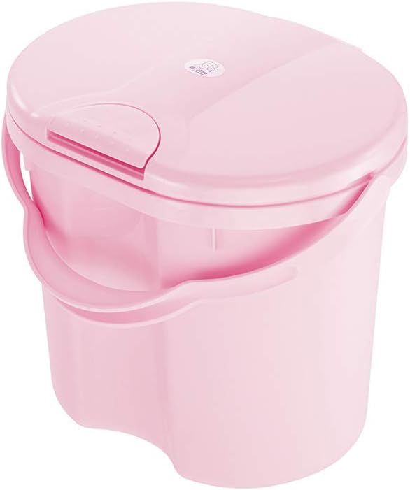 pink nappy bin