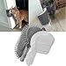 InnoPet Cat Self Groomer, Corner Scratcher, Door/Wall/Corner Mounted Groom, Hair Brush Indoor Massager Cat Interactive Toy Collects Loose Hair