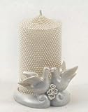 HSE Wedding Favour Love Doves Holder with decorative candle