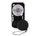 REMAX Protective Soft Black Case w Camera Lens Cover for Samsung Galaxy S4 Zoom SIV C101 in 4 Colors