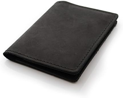 RONIN Slim Wallet Wallets Credit Business Card Holder Rustic Brown Vintage Genuine Leather Minimalist Accessories Card Holder for Men Women