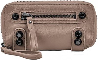 Linea Pelle Women's Dylan Icon ZIP Wallet One Size Birch