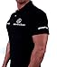 Mercedes Benz AMG Polo Shirt T-Shirt Black Sticker Badge Logo Polo T-shirt All Size (XXL)
