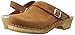 MIA Shoes Alma Womens Leather Clogs with Heels