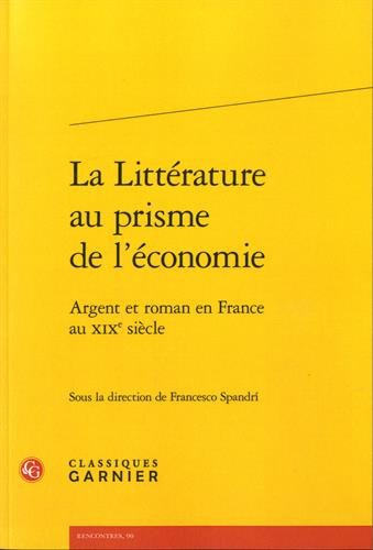 La  littérature au prisme de l'économie