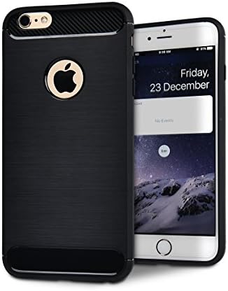 iPhone 6/6s Case, Exkokoro Anti-Falling, Shock-Absorption Bumper and Anti-Scratch Air Cushion Soft TPU Case For iPhone 6/iPhone 6s(Black)