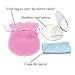 Unbreakable Stainless Steel Round Folding Mirror, Small Cosmetic Makeup Vanity Non Glass Mirror, Cute Non Breakable Pocket Mirror for Kids, Girls, Women.