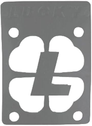 Lucky Silver 1/8" Risers Single Skateboarding Risers Pads