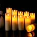 Evenice Flameless Candles LED Candles Flickering Battery Operated Flickering Light Pillar Real Smooth Wax with Timer and 10-Key Remote for Wedding(Set of 9)