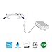 JULLISON LED Recessed Low Profile Slim Panel Light with Junction Box, Air Tight, 4 inch, 9W, 550 Lumens, 4000K Cool White, CRI80+, Dimmable, cETLus - Listed, 1 Pack