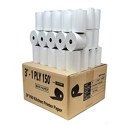 CASH REGISTER PAPER FOR STAR SP700 3" x 150' BOND
