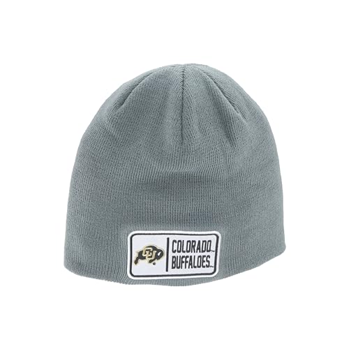 Colorado Buffaloes NCAA Officially Licensed Beanie Edge Patch Defer Gray