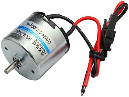 Hitommy 24V 7300rpm Carbon Brush Motor Ball Bearing DC Motor