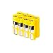 Storacell - COMINHKG055342 AA8pkCY by Powerpax AA Battery Caddy, Yellow, Holds 8 Batteries