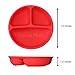 Baby / Toddler Divided Plate Microwave Safe 100% Silicone FDA Certified BPA Free 3 Pack