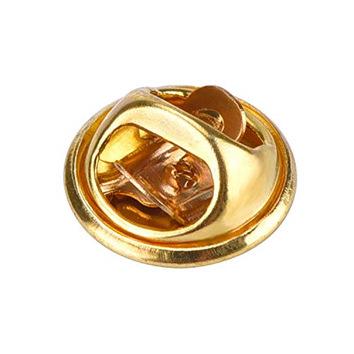 image for Onwon 30 Pieces Brass Butterfly Cluth Badge Insignia Clutches - No Too