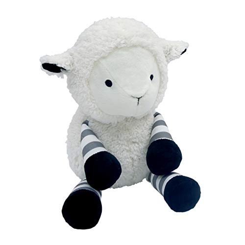 Lambs & Ivy Little Sheep White/Gray Plush Lamb Stuffed Animal Toy Ivy