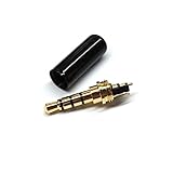 3.5mm 4 Pole Male Repair headphone Jack Plug Metal Audio Soldering & Back cover