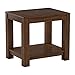 Ashley Furniture Signature Design - Grinlyn Rectangular End Table - 1 Fixed Shelf - Vintage Casual - Rustic Brown
