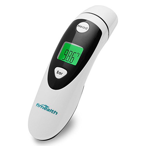 Firhealth- Baby Thermometer Forehead And Ear Medical Hand Health Professional, Baby, Infant, Toddler, Adults fever thermometer FdA Approved Dual Mode Operation Recall Digital Backlit