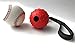 Nibble Pet Products Durable Rubber Ball with Strap Rope Handle for Obedience Training, Tug of War, or Easy Throw for Dogs Puppies, Promotes Good Behavior as a Reward