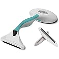 GLEENER Fabric Shaver & Lint Remover |Battery-Free 4-in-1 Depiller with 3 Fabric-Safe Edges for Clothes & Upholstery (Turquoise)