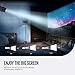 HD Projector, ABOX LED Mini Portable HDMI Projector, 1920 x 1080p Supported, HDMI/VGA/Micro SD/AV/USB, Laptop/TV Box/Phone/PS4 for Home Theater Entertainment