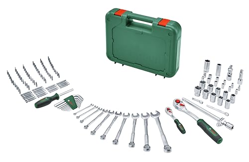 Bosch Advanced Handwerkzeug-Set 132-teilig (für Schraub- und Befestigungsaufgaben; Hochwertige Materialien; Ergonomisches Design; lange Lebensdauer)