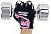 Women Gym Gloves Protect Your Hands & Improve Your Grip - Pink & Black Weightlifting Gloves - Easy to Pull On & Off - Adjustable Fit (Pink, Medium)