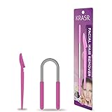 Krasr Facial Hair Epilator For Women - Effectively Remove Unwanted Face Hair Without The Use of Tweezers or Expensive Laser Treatment, Waxing & Threading Systems