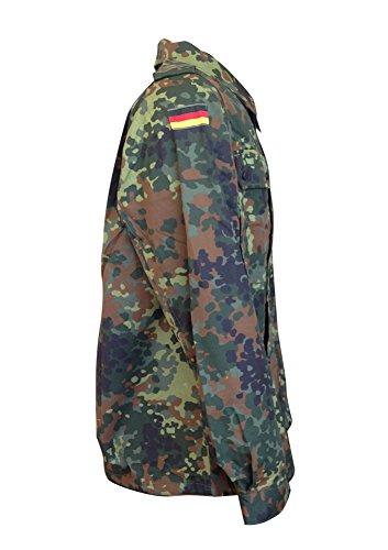 German Army Flecktarn Camouflage Field Shirt, XXLarge-short