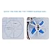 BETAFPV Beta75X 3S Whoop White Frame Kit with 2 Sets 40mm 4-Blade Props 1.5mm Shaft Blue for 75mm 3S Brushless Beta75X Whoop Drone