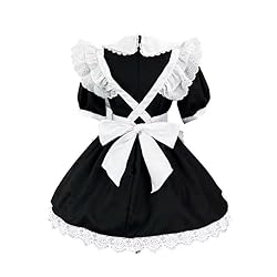 TOONRAIN Women's Maid Costume Adult French Bow