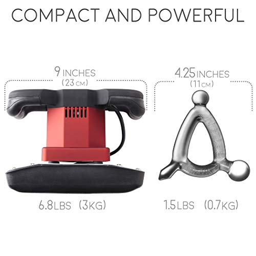Body Back Company's Professional Massage Bundle - Vibe Dual Speed Vibrating Electric Massager & Treypoint Portable 3-in-1 Trigger Point Tool - Handheld Chiropractor & Massage Therapy Tools & Supplies