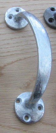 Ironmongery World 145mm Cast Iron Garden Gate Shed Door Offset Pull Handles I...