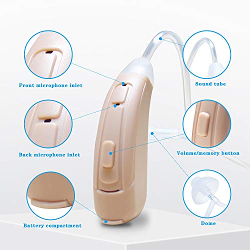 Hearing Aid Amplifier Volume Control Ear Hearing Booster Digital