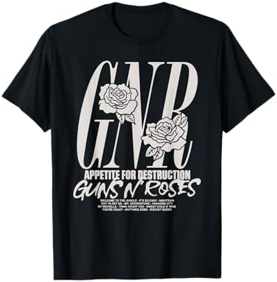 Amazon.com: Guns N' Roses Official Big Guns T-Shirt : Clothing