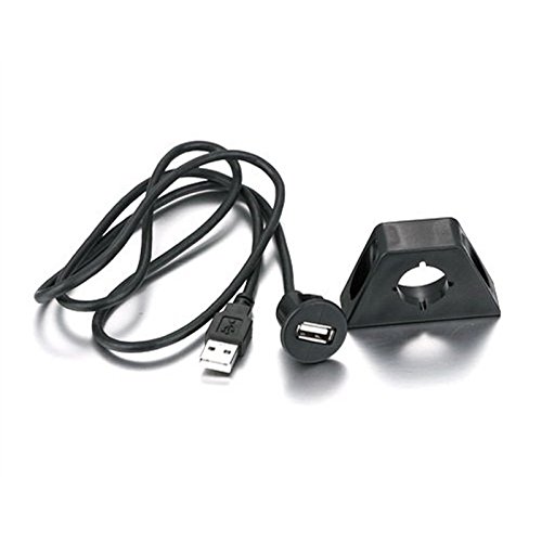 Tableau de bord de voiture vélo moto montage encastré câble d'extension USB avec support de montage