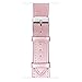 BELONGME Genuine Leather Watch Strap Compatible Apple Watch Series 4/Series 3/Series 2/Series 1 Sport & Edition, Rose Gold, 38mm/40mm