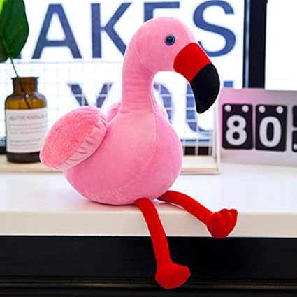 fluffy flamingo toy