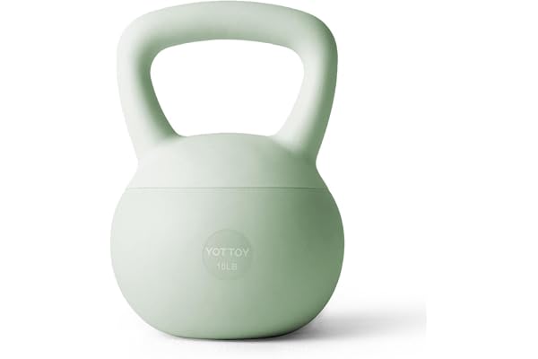 YOTTOY Soft Kettlebell,Kettlebell Anti-Slip Grip Weight for Home Workouts, Kettlebells Set Strength and Safety Guaranteed