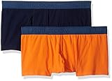Fruit of the Loom Men's Cotton Stretch Boxer Brief Low Rise Trunk (Pack of 2), Assorted, Large
